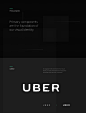 Uber Rebrand: Visual Identity Framework : In February 2016, we launched a new dynamic visual identity to reflect the ongoing evolution of Uber.In 2010, Uber launched as a way for 100 friends in San Francisco to get luxury rides—everyone’s private driver. 