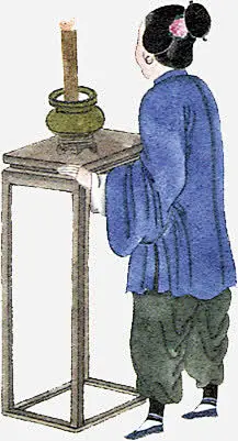 古代人手绘高清素材 人物 古代人 女人 手绘 手绘人物 手绘线描古代 拜佛 线描 线描人物 免抠png 设计图片 免费下载