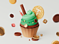 Cake by Artemarty for ~/.space307 on Dribbble