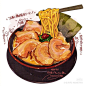 美食插画
