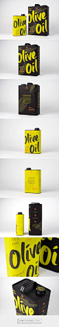 Olive Oil Designed by Cassandra Reffner #packaging #typography: