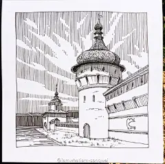 ||城市速写/建筑手绘—第85期||@唐亮钢笔画 @設計物語LAI @建筑评话 @何巍总建筑师 @设计艺客@理想主义设计