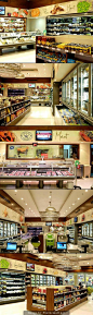 Clean Retail Grocery Store Interior Design of Gourmet Egypt Cairo by Eklego Design Egypt - created via pinthemall.net: 