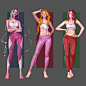 Yoga Girls ( Study ) , Boyan Kazalov : I really wanted to practice my painting skills and experiment a bit more with colours so I did a few studies before and after work, hope you like! 
I post more sketches and wips on my Instagram if anyone is intereste