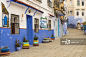 Alley with blue houses, Chefchaouen, Morocco详情 - 创意图片 - 视觉中国 VCG.COM