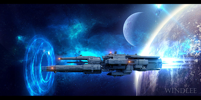 matte painting 星际穿越