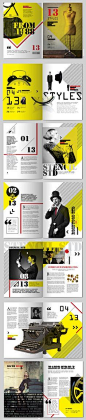 13 Styles Magazine Design || Tony Huynh #publication@北坤人素材