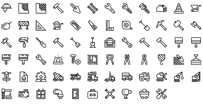 工程 施工 #icon# #图标# 采集@GrayKam