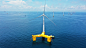 我国首个漂浮式海上风电平台，搭载全球首台抗台风型漂浮式海上风电机组，组成“三峡引领号”，在广东阳江海上风电场成功并网发电
