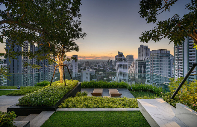 曼谷通罗高端公寓住宅景观设计 / L49...
