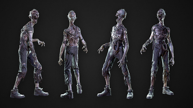 knifeentertainment的丧尸模型合集