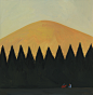 LANDSCAPES : Illustrations and paintings extracted from my sketchbook