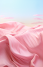 pink sky and clouds with the pink cloth, in the style of distorted realism, gongbi, lush landscape backgrounds, physically based rendering, gutai group, soft shading, realistic forms