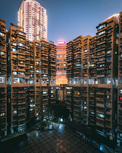 橘色の日落采集到城市