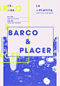 Flyer / Barco + Placer by Pia Alive, via Behance: 
