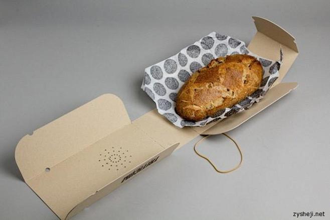 牛皮纸面包包装设计 - 中国包装设计网