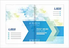 画册封面  - 源文件下载【酷图网】画册封面,画册封底,封面模板,企业画册封面,商业画册封面,商业插画,蓝色封面,几何图形