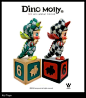【Xcl Toys】KennysWork - Dino Molly 六周年限定版 睡衣小恐龙的图片