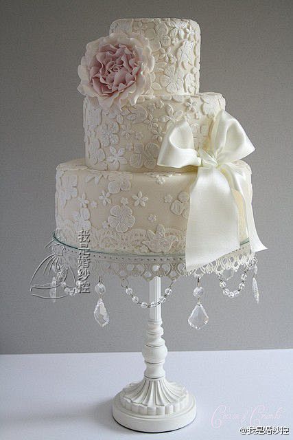 婚礼翻糖蛋糕