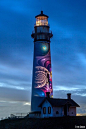 lighthouse light show!