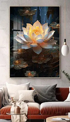 金色轻奢家居装饰画