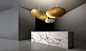 Lampada a sospensione a LED a luce indiretta GONG by PANZERI_2