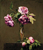 Henri Fantin-Latour 花卉作品 | 亨利·方丹·拉图尔（Henri Fantin-Latour）生于1836年，法国的画家和石板画家，他的花卉画和静物画尤为出名。