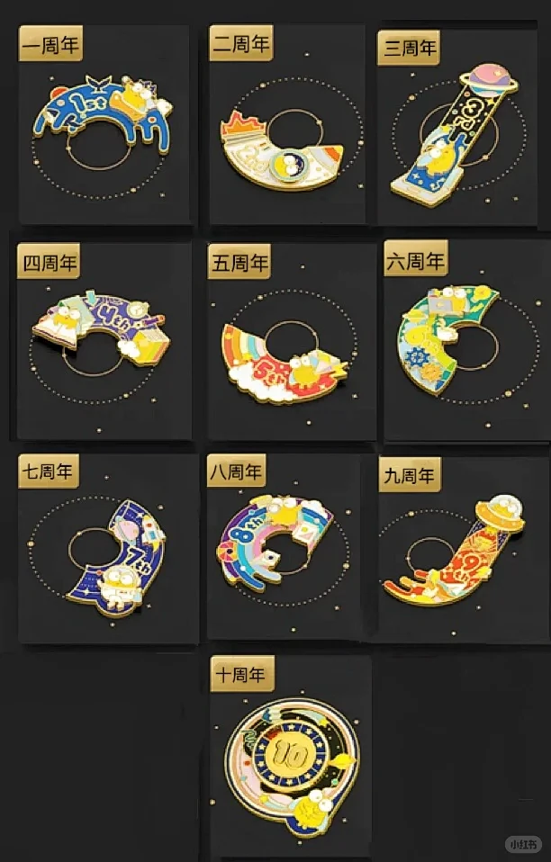 周年员工徽章怎么做，来看蝉蝉的精彩创意吧...