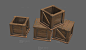 方形箱子，木箱子，空箱子2，货物3d模型 - 场景物件 蛮蜗网