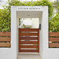 Great and easy curb appeal starts with house numbers or letters. These modern house letters are classic with a personality. They work well on white houses but never fear, you can get these letters in black, white, red or any color you can think of to beco