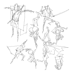 AirKnight采集到速写