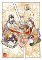 日本插画师 井田千秋 温柔的生活场景插画，柔和的色彩，用画笔记录生活细节。 ​​​​
