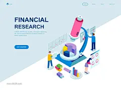 多种类型的时尚高端的2.5D等轴等距应用程序APP UI KITS开发着陆页海报插画banner设计模板大集合
