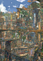 M1-dlkdhy_场景_涂鸦王国插画