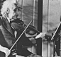 ikenbot:


A Moment of Zen: Albert Einstein playing the violin
(Related: Einstein and his love of music)
