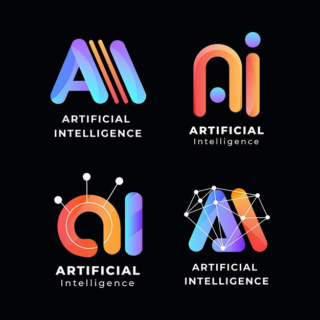 渐变 ai 字母logo标志矢量图素材