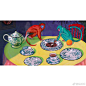 #Gucci Décor# 腊叶印花图案生机勃勃地呈现于餐具和茶器上，Gucci Décor 家饰系列全新推出餐盘、碗、瓷壶等一系列由 Richard Ginori 所制作的器皿，打造出高颜值的餐桌美学。点击O网页链接 ，令餐桌秒变拍照圣景。
*该系列插画由 Alex Merry 创作 ​​​​