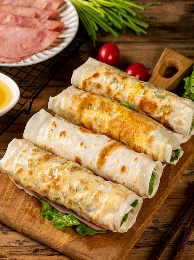 卷饼-花瓣网