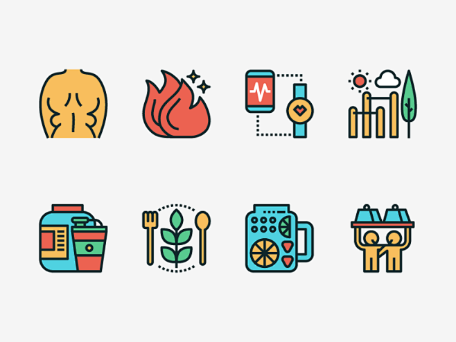 几个最新的icon图标作品设计