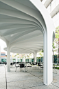 Leaf-Structured Canopy by SAM Architekten und Partner.