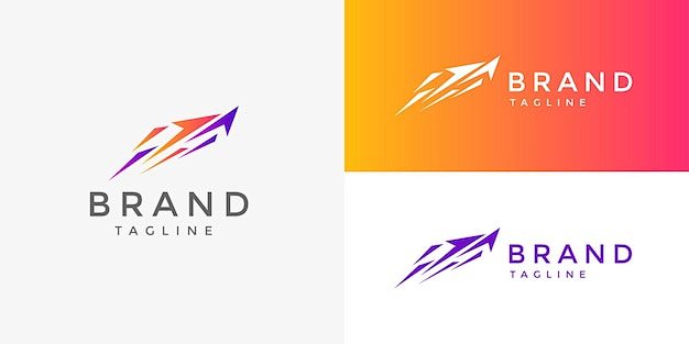 箭头速度感标志logo矢量图设计素材