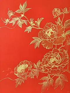 花开富贵|中式洒金牡丹壁纸素材（关键词） - 小红书