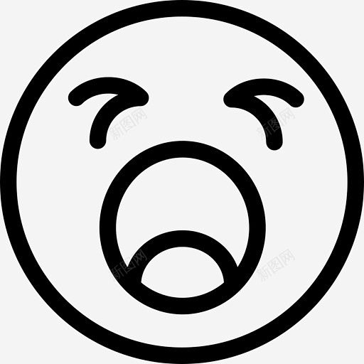 打哈欠累象征图标 需要休息 icon 标识 标志 UI图标 设计图片 免费下载 页面网页 平面电商 创意素材-花瓣网