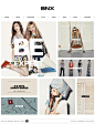 韩国BNX时尚休闲女性服饰服装网站！酷站截图欣赏-编号：97157