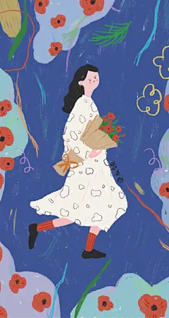 梅子味的晚风，和两三颗啤酒味的星星✨ ✨

投稿by画师大大@衣领

#原创插画# #遇见艺术# ​​​​