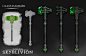 Skyblivion Glass weapon set, Alberto Cariati : The entire set of glass weapons made for the skyblivion project, pretty