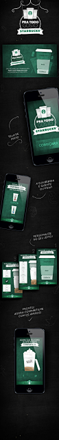 Starbucks App : Proposta de aplicativo para Starbucks.