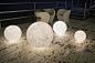 Ex Moon - General lighting by IN-ES.ARTDESIGN | Architonic : Ex moon 1 ø 50 Outdoor lighting / E27 (max 70w power light) IP 65 Materials: laprene, nebulite IN-ES03001 Ex moon 2 ø 70 Outdoor lighting / E27 (max..