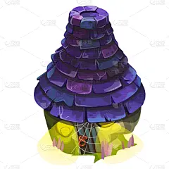 屋顶,房屋,仙女服,蓝色,木瓦,秘密,可爱的,小屋,飘然