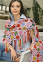 Chal de crochet - Tutorial - ✿Teresa Restegui http://www.pinterest.com/teretegui/✿